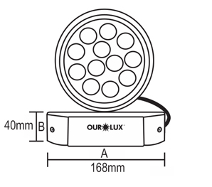 SUPERLED AR111 15W