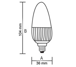 SUPERLED VELA LISA E14